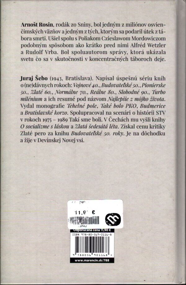 Juraj Šebo: ÚTEK Z PEKLA