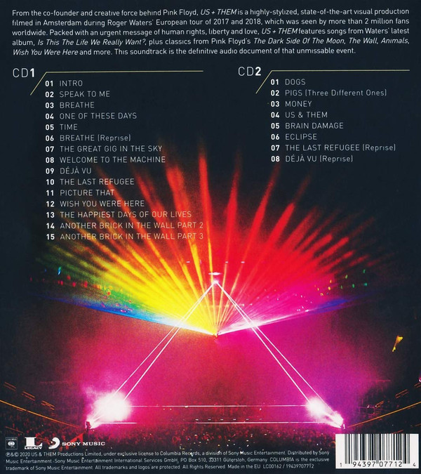Roger Waters: US+THEM - 2 CD