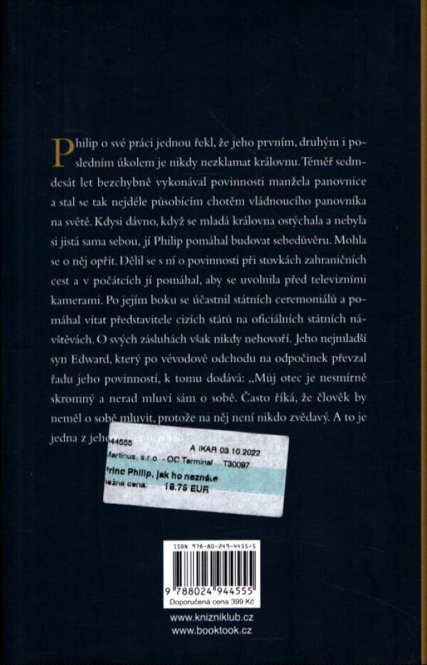 Ingrid Sewardová: PRINC PHILIP JAK HO NEZNÁTE