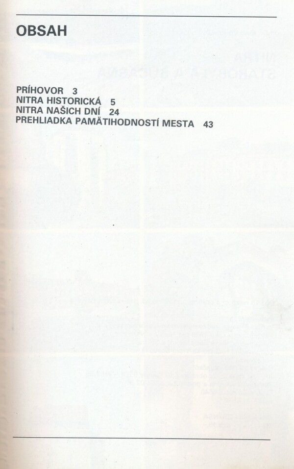 Štefan Kochanský, Emil Vontorčík: NITRA STAROBYLÁ A SÚČASNÁ