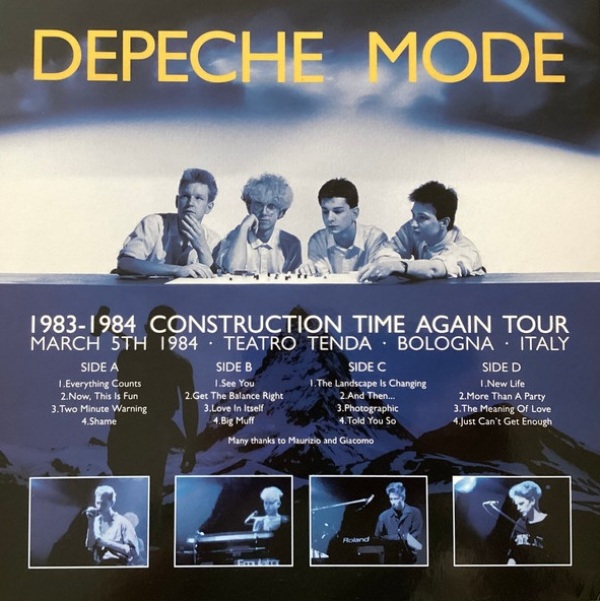 Depeche Mode: BOLOGNA 1984 - 2 LP