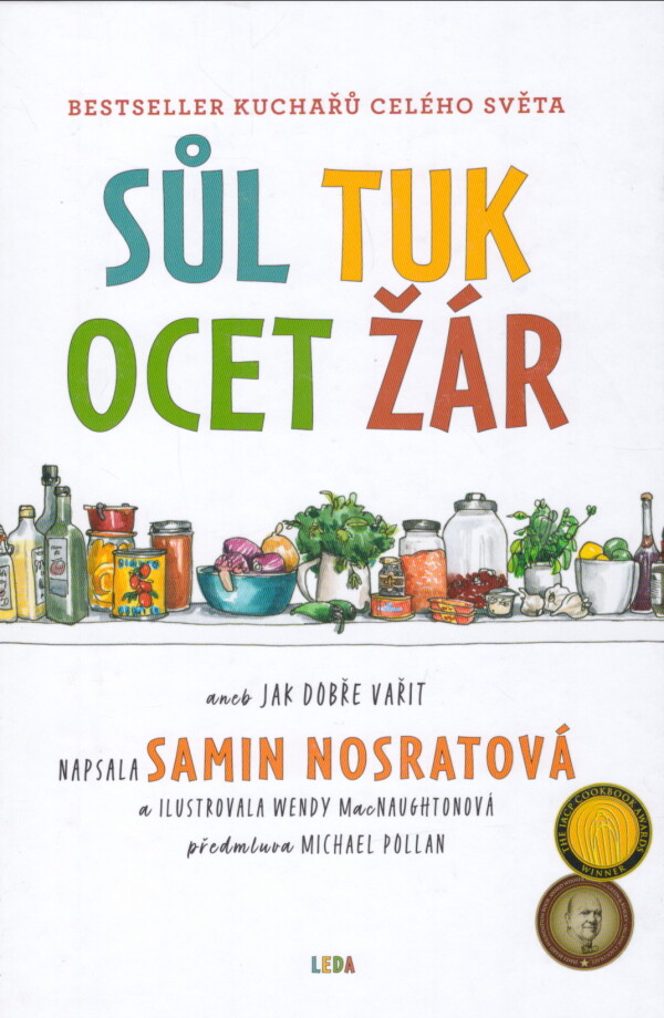 Samin Nosratová: SŮL, TUK, OCET, ŽÁR ANEB JAK DOBŘE VAŘIT