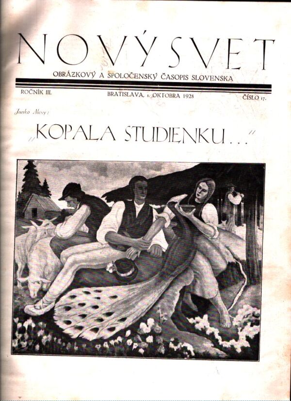 NOVÝ SVET - ROČNÍK III., IV.