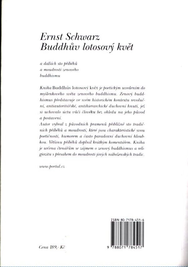 Ernst Schwarz: BUDDHŮV LOTOSOVÝ KVĚT