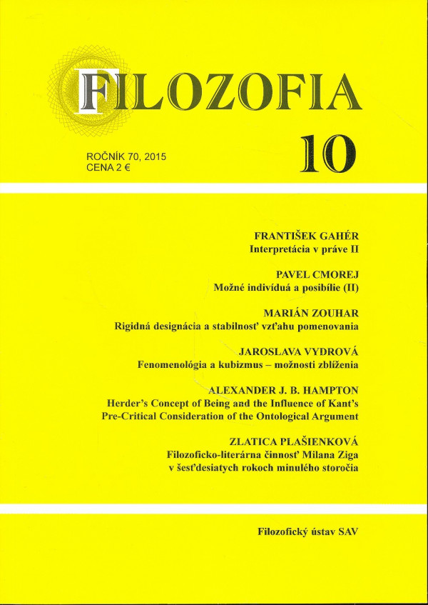 FILOZOFIA 10 / 2015