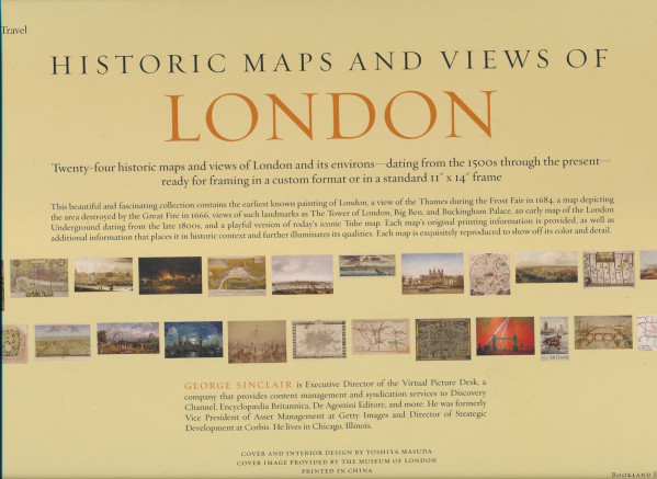 George Sinclair: HISTORIC MAPS AND VIEWS OF LONDON