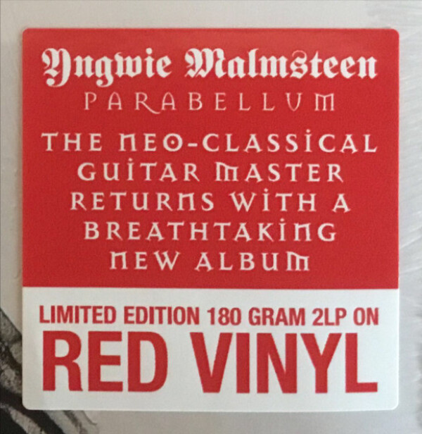 Yngwie Malmsteen: PARABELLUM - 2LP