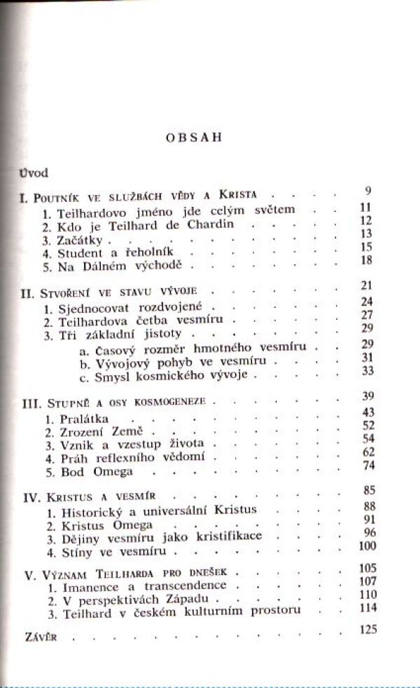 Pavel Želivan: TEILHARD DE CHARDIN