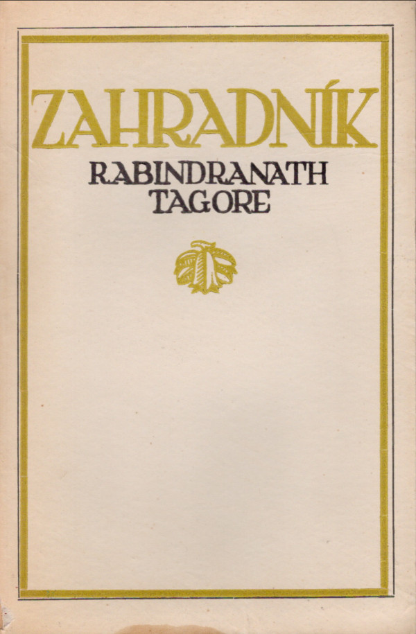 Rabindranath Tagore: ZAHRADNÍK
