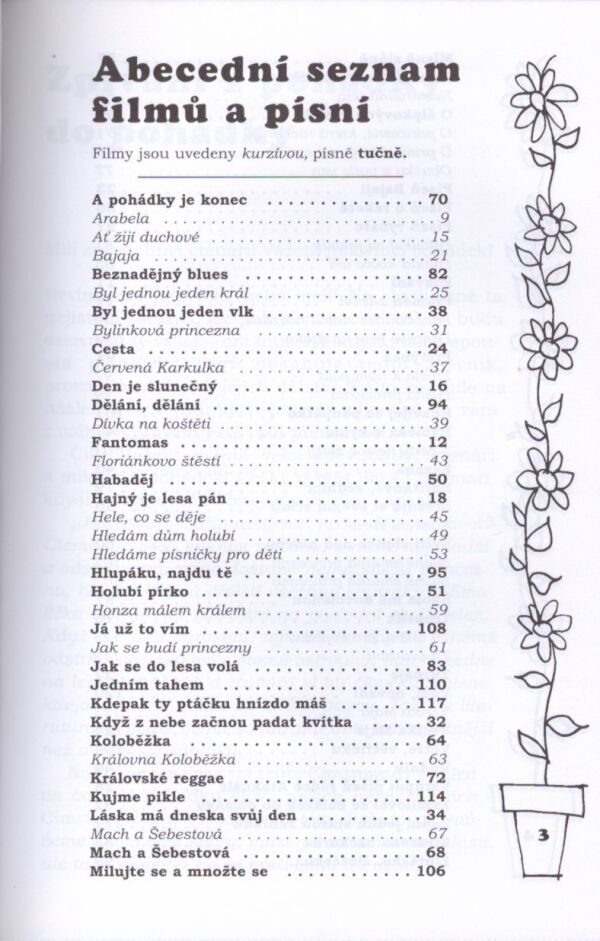 PÍSNIČKY Z POHÁDEK A DĚTSKÝCH FILMŮ 1.DÍL