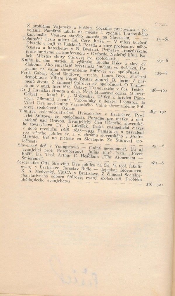 SLUŽBA - ROČNÍK I. 1937