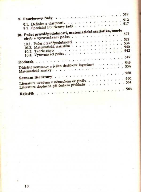 Bartsch: MATEMATICKÉ VZORCE