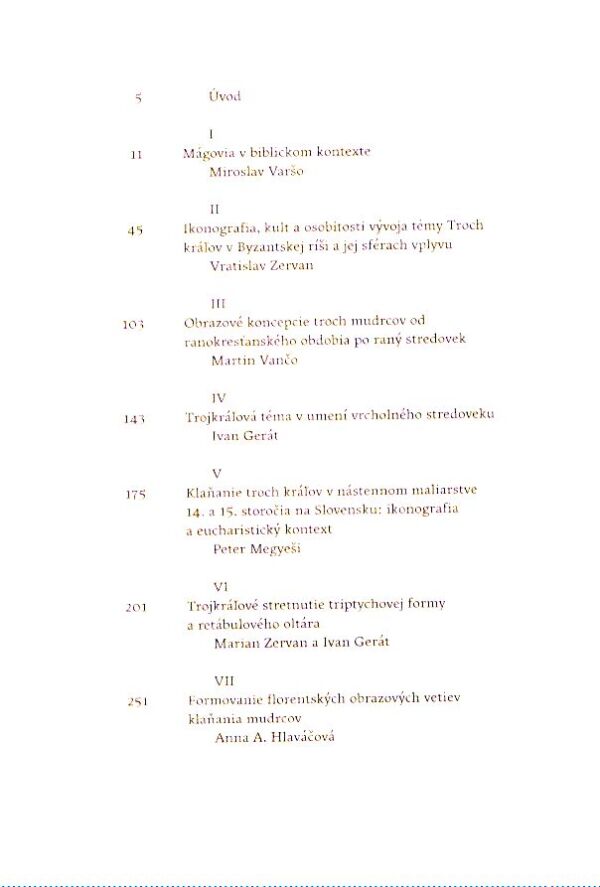 Ivan Gerát: TÉMA TROCH KRÁĽOV V UMENÍ A V KULTÚRE