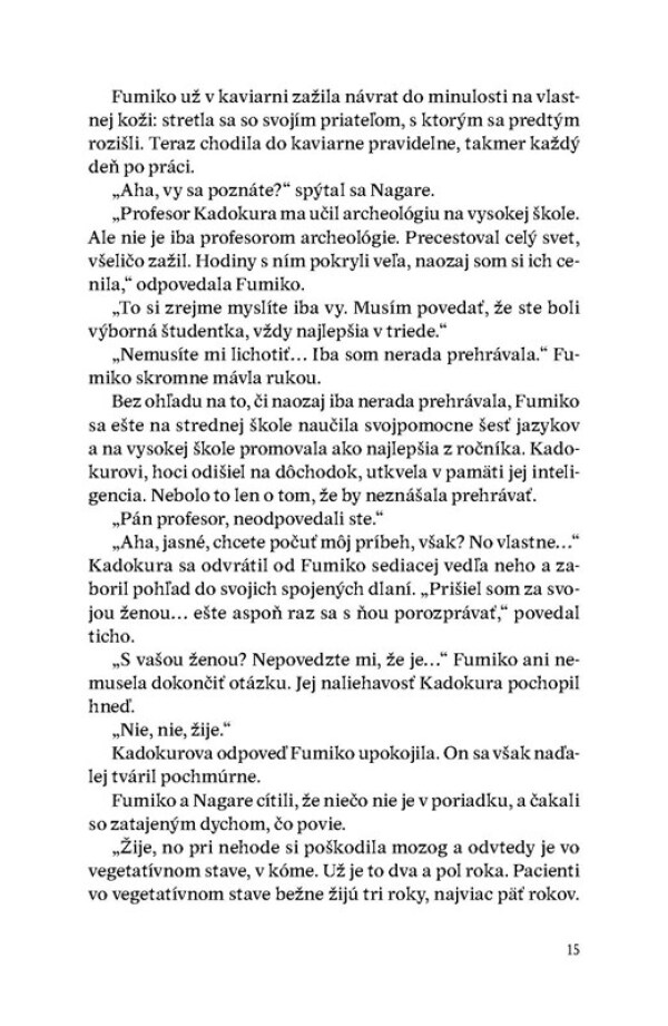 Tošikazu Kawaguči: KÝM SA STIHNEM ROZLÚČIŤ