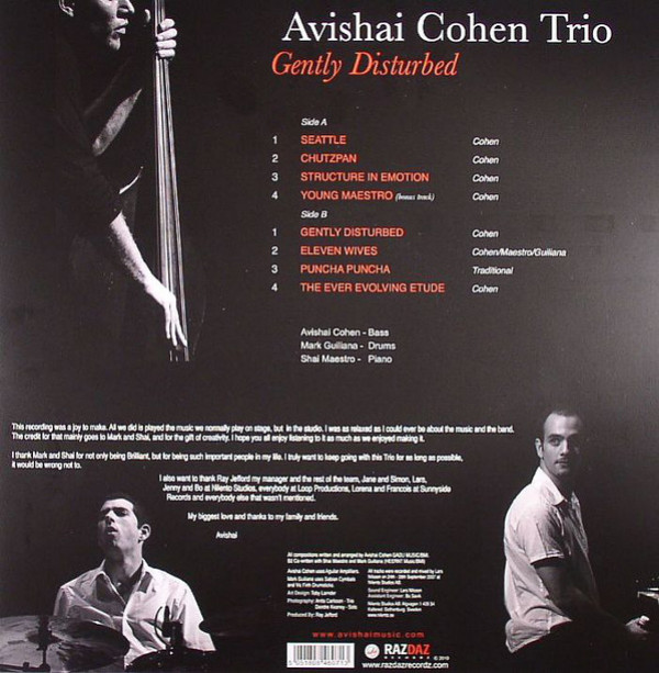Avishai Cohen Trio: GENTLY DISTURBED - LP
