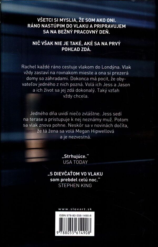 Paula Hawkins: DIEVČA VO VLAKU