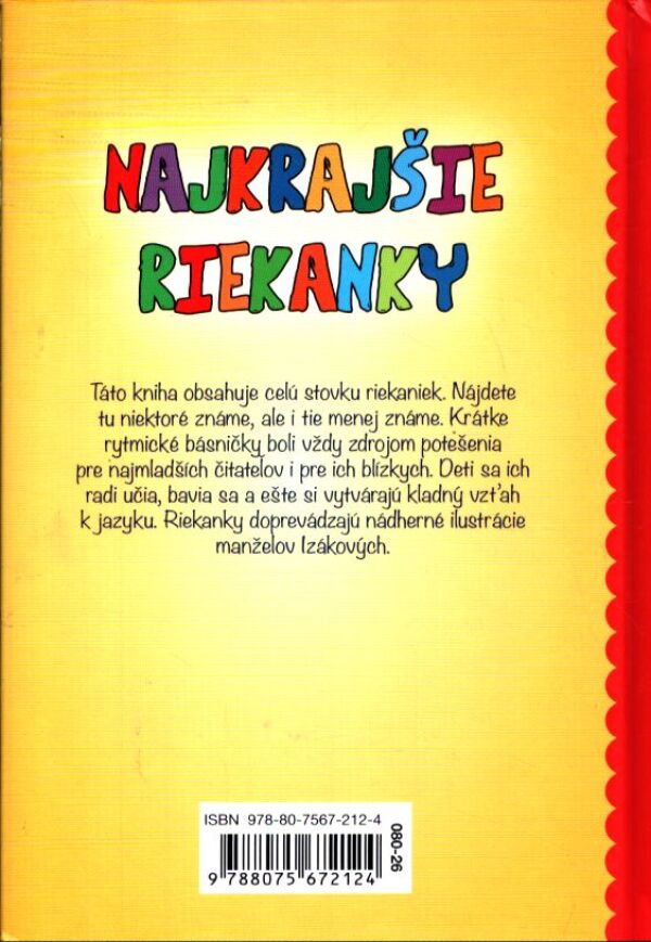 NAJKRAJŠIE RIEKANKY