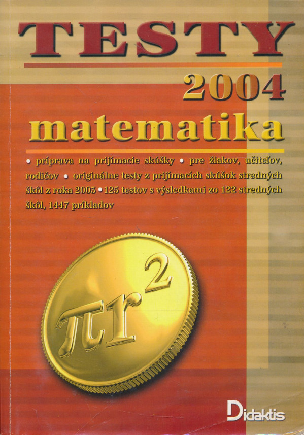 Testy 2004 - matematika