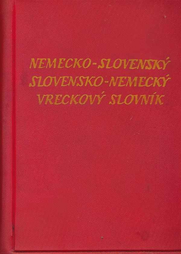 Nemecko-slovenský slovensko-nemecký vreckový slovník