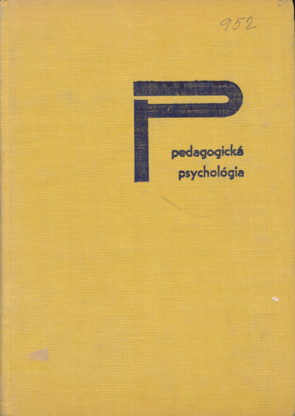 Tomáš Pardel: Pedagogická psychológia