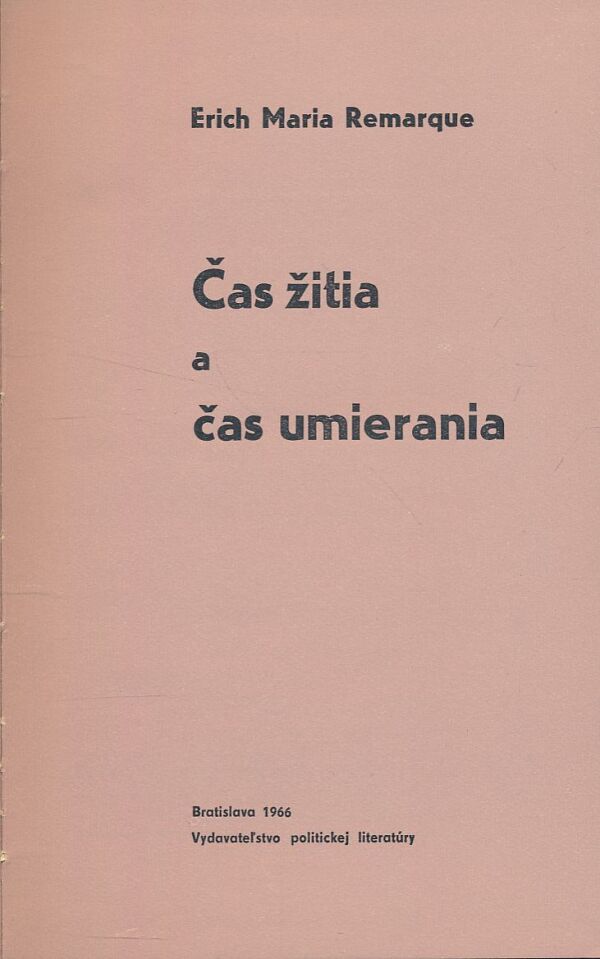 Erich Maria Remarque: