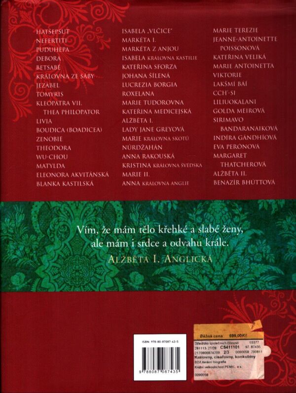 Claudia Gold: KRÁLOVNY, CÍSAŘOVNY, KONKUBÍNY