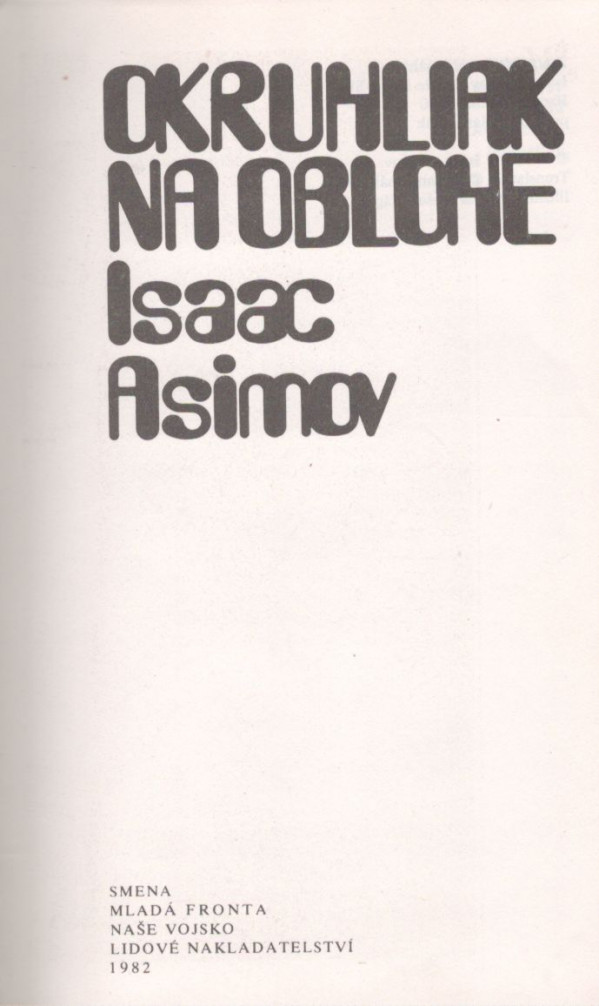 Isaac Asimov: OKRUHLIAK NA OBLOHE