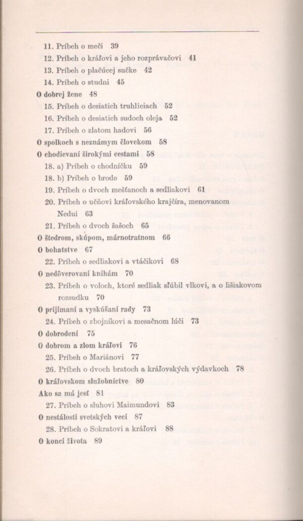 Peter Alfons: POUČNÉ PRÍBEHY