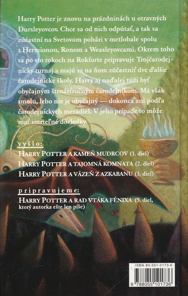 J.K. Rowlingová: HARRY POTTER A OHNIVÁ ČAŠA