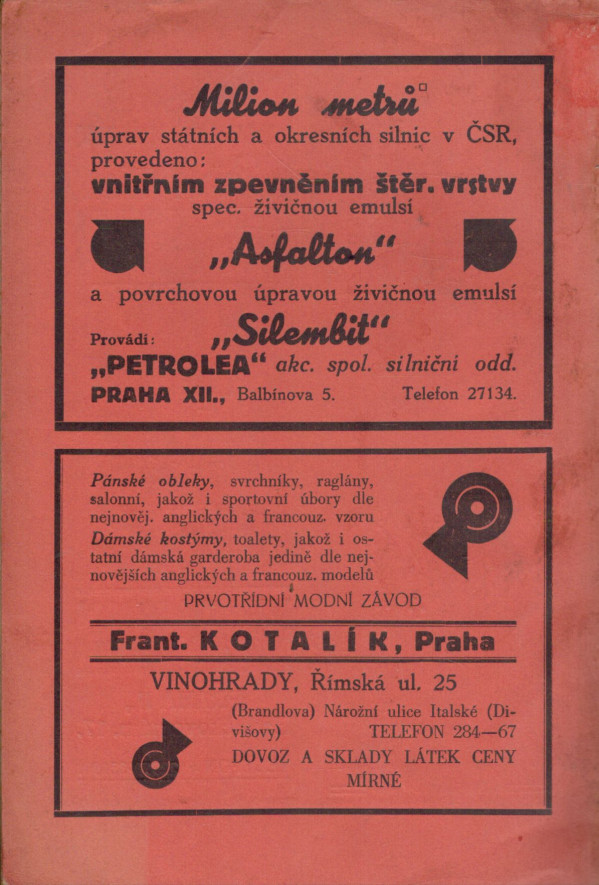STATUS KONKRETÁLNÍ A DISLOKAČNÍ 1931