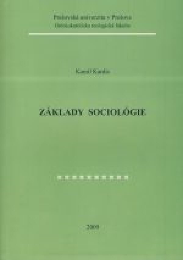 Kamil Kardis: ZÁKLADY SOCIOLÓGIE