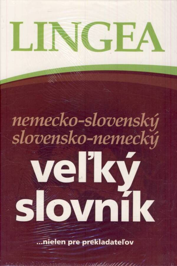 NEMECKO-SLOVENSKÝ SLOVENSKO-NEMECKÝ VEĽKÝ SLOVNÍK