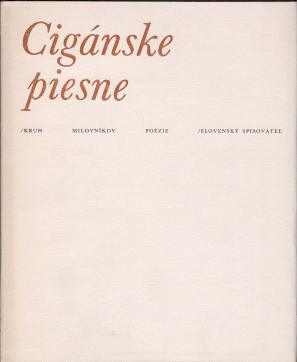 CIGÁNSKE PIESNE