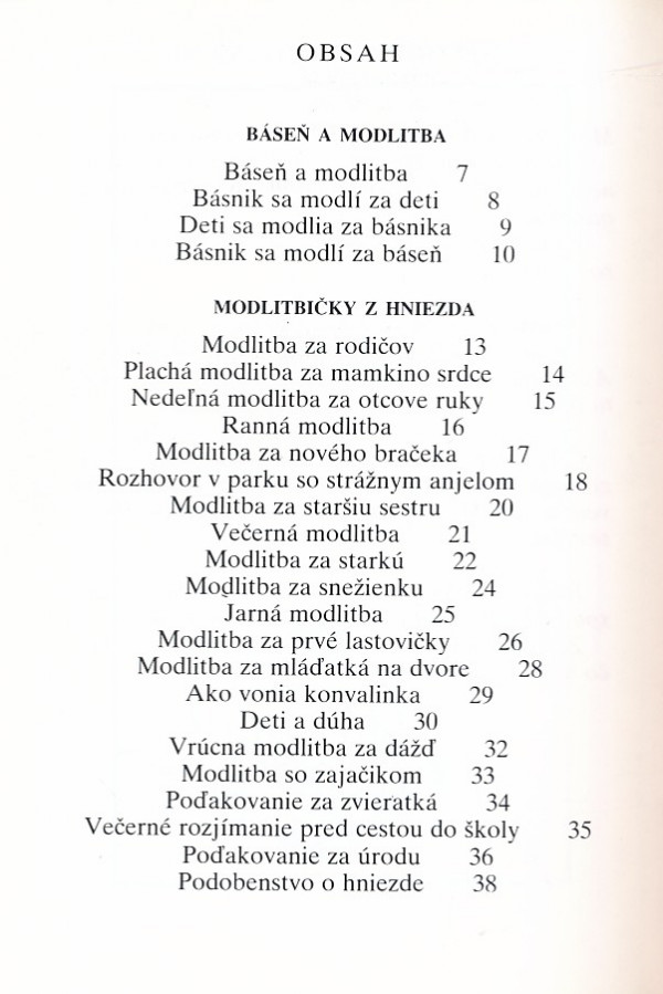 Milan Rúfus: NOVÉ MODLITBIČKY