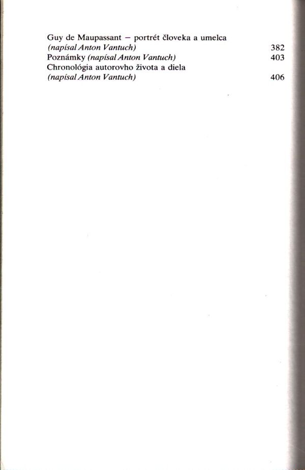 Guy De Maupassant: YVETTE, MESAČNÝ SVIT, MISS HARRIET, CHATA V HORÁCH A INÉ