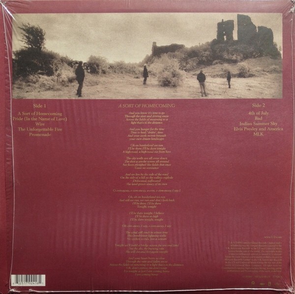 U2: THE UNFORGETABLE FIRE - LP