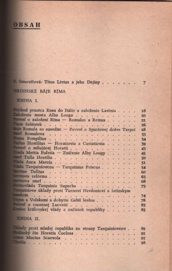 Titus Livius: HRDINSKÉ BÁJE RÍMA