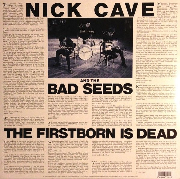Cave Nick and Bad Seeds: THE FIRSTBORN IS DEAD - LP