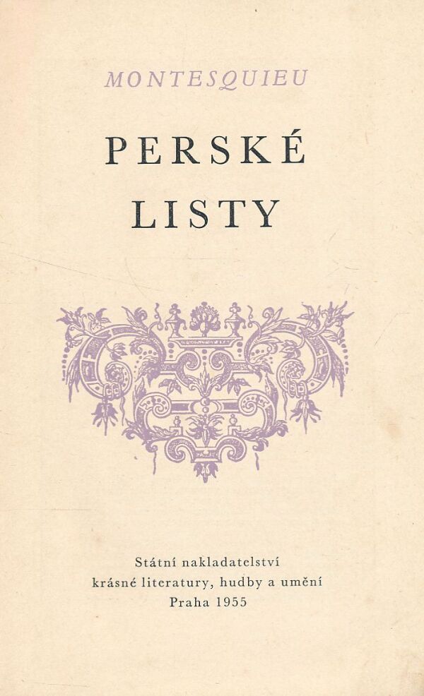 Montesquieu: PERSKÉ LISTY