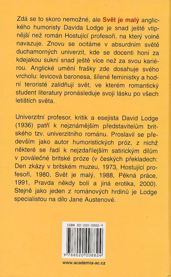 David Lodge: SVĚT JE MALÝ