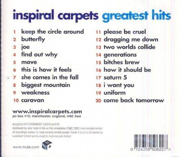 carpets Inspiral: GREATEST HITS