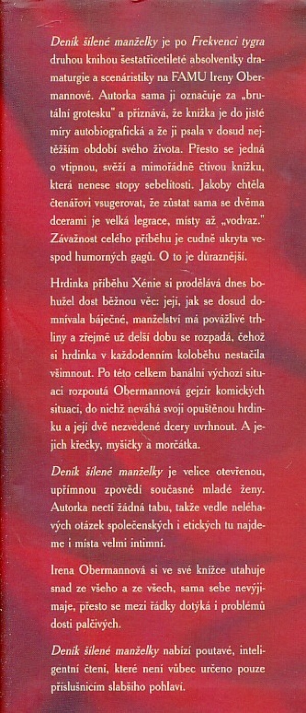 Irena Obermannová: DENÍK ŠÍLENÉ MANŽELKY