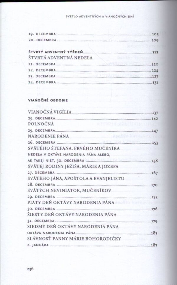 František Rábek: SVETLO ADVENTNÝCH A VIANOČNÝCH DNÍ