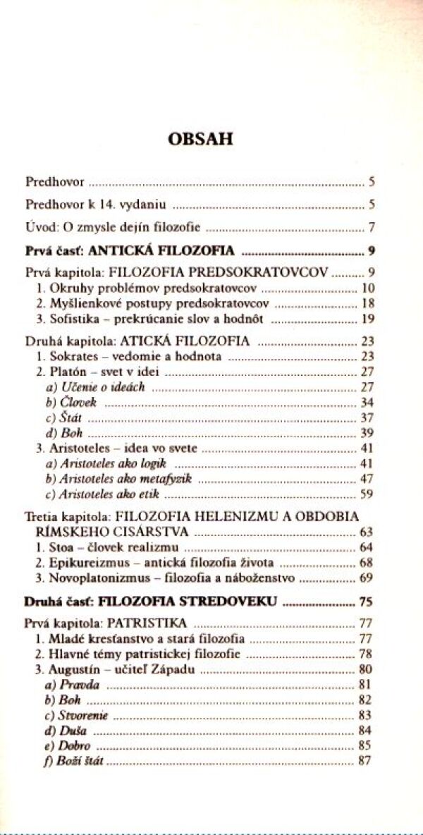 Johannes Hirschberger: KRÁTKE DEJINY FILOZOFIE