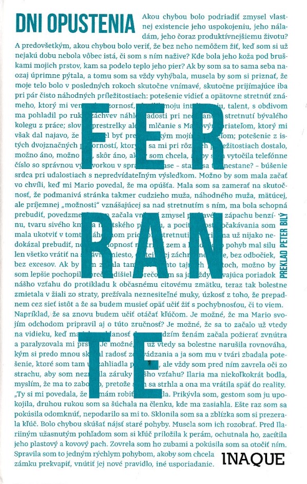 Elena Ferrante: DNI OPUSTENIA