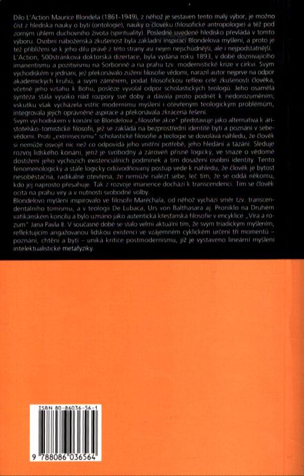 Maurice Blondel: LOGIKA ČINU