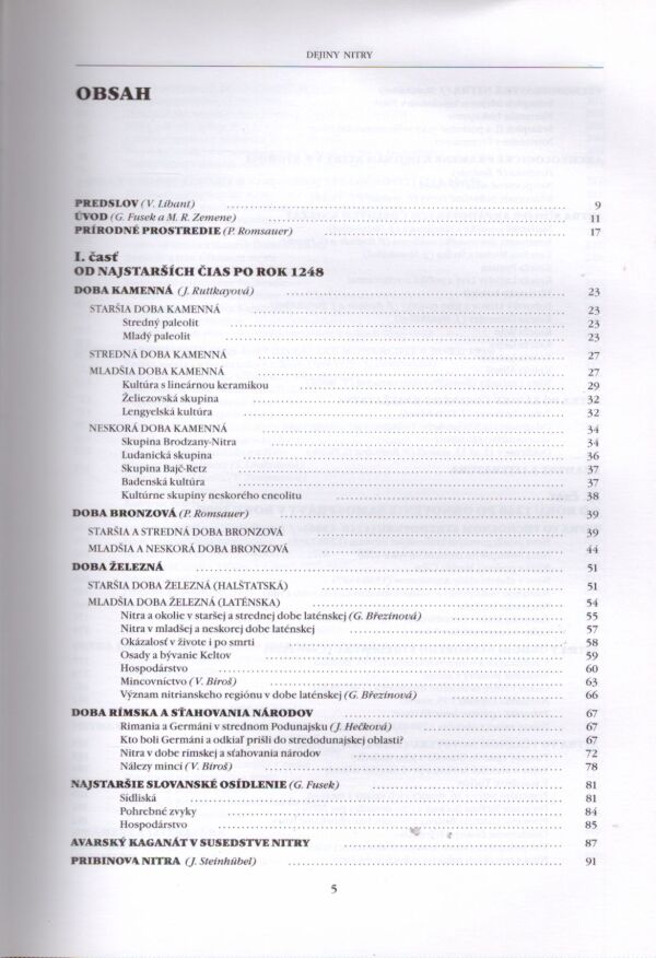 Gabriel Fusek, Marián R. Zemene: DEJINY NITRY - OD NAJSTARŠÍCH ČIAS PO SÚČASNOSŤ