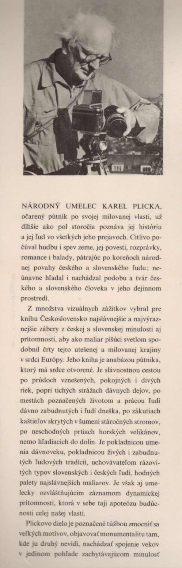 Karel Plicka: ČESKOSLOVENSKO