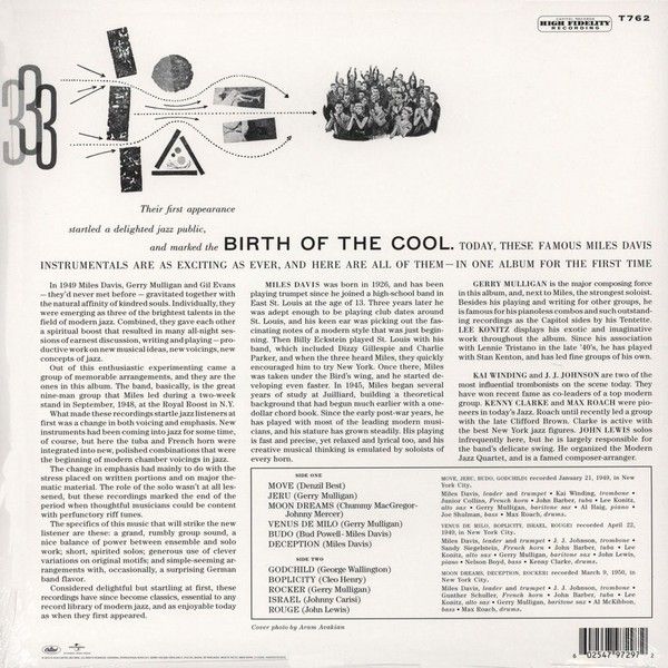Miles Davis: BIRTH OF THE COOL - LP