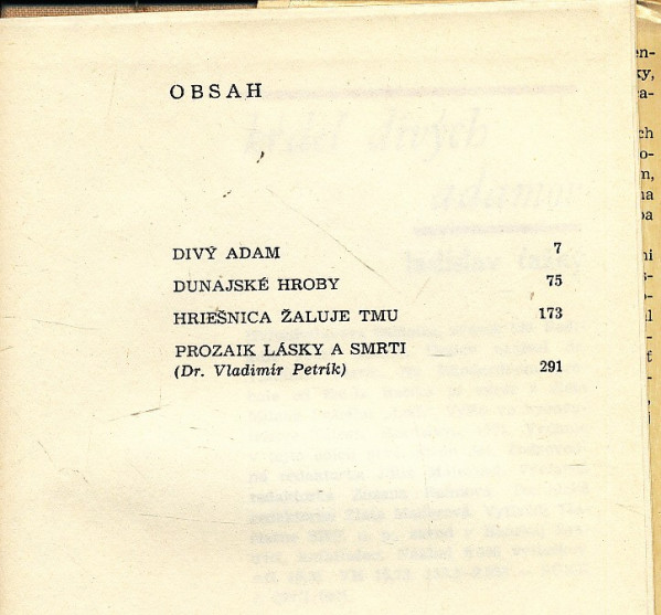 Ladislav Ťažký: KRDEĽ DIVÝCH ADAMOV